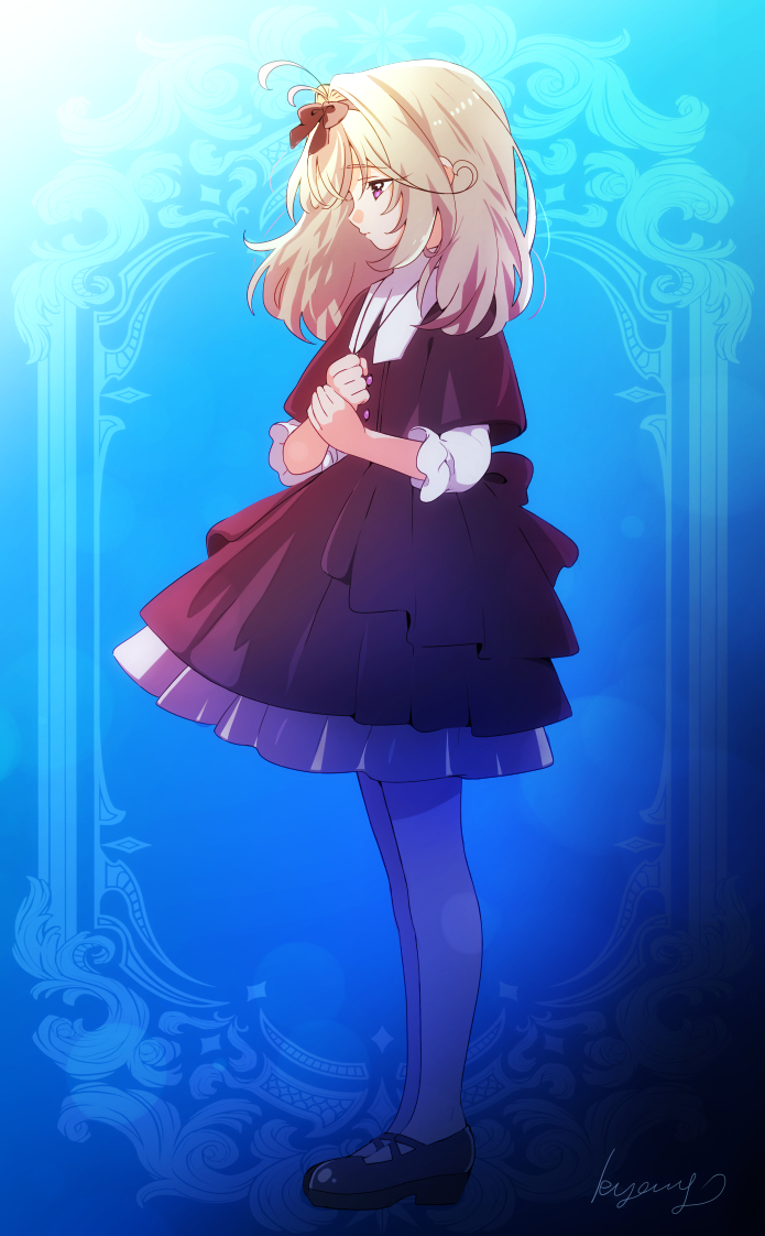 This is a pixiv picture whose title is 光と闇とるるかちゃん.