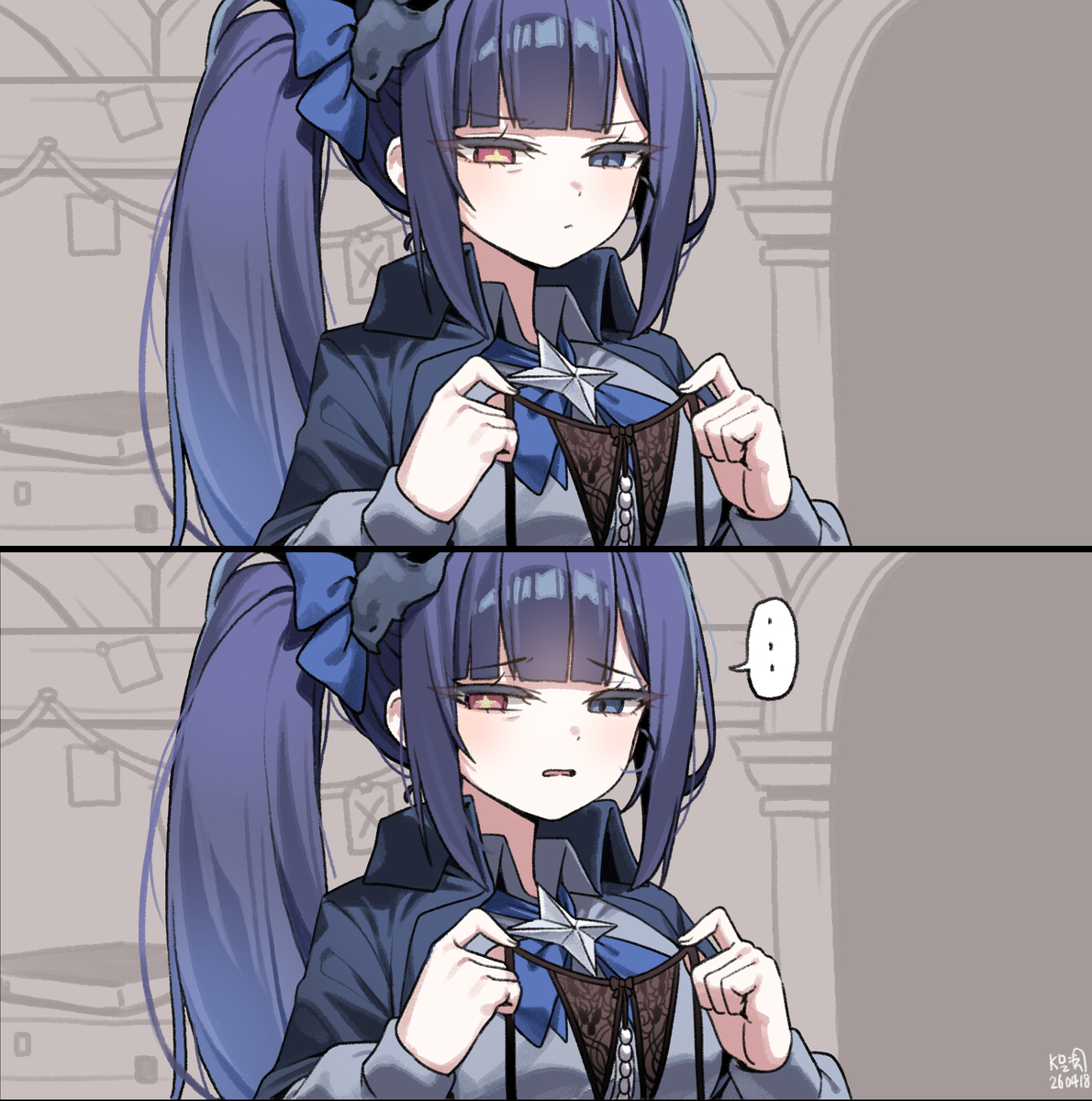 This is a pixiv picture whose title is Trickcal.