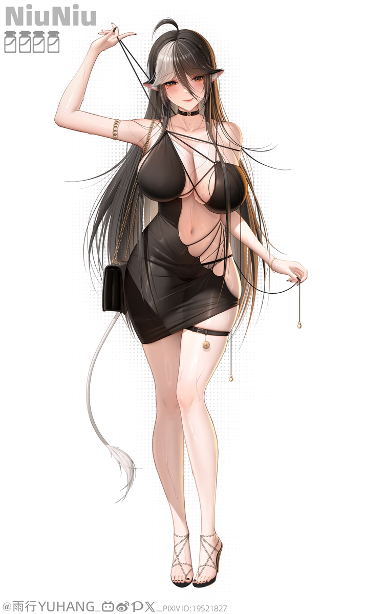 This is a pixiv picture whose title is niuniu.