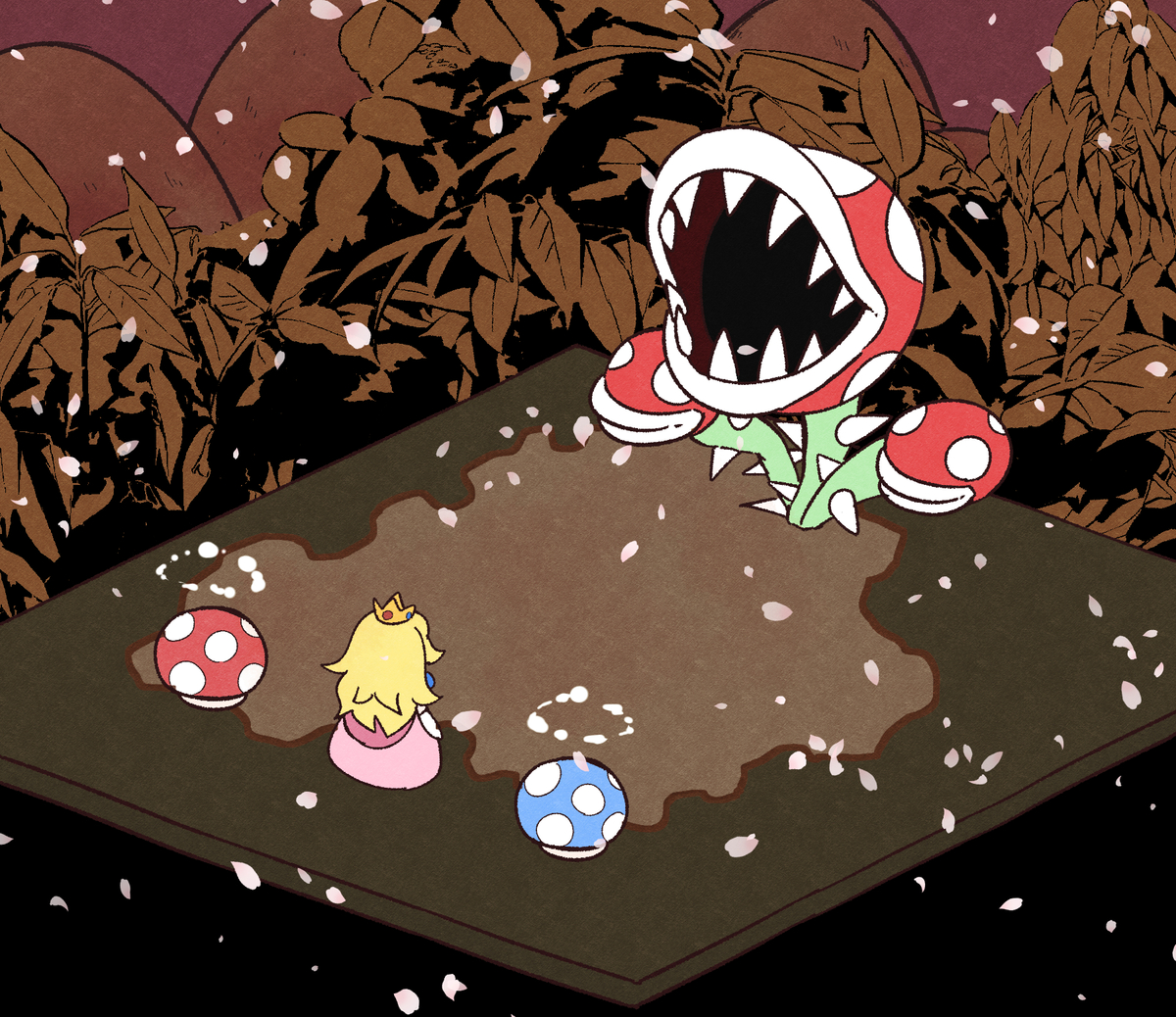 This is a pixiv picture whose title is さくらふぶき.