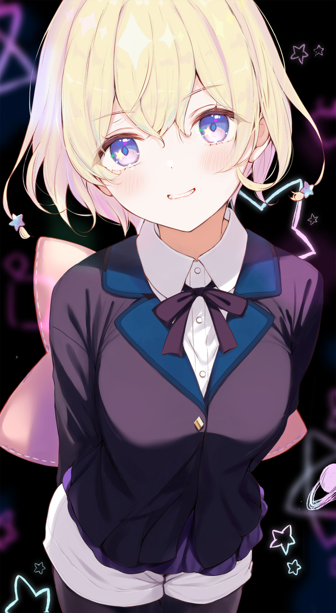 This is a pixiv picture whose title is 星屑の魔族.