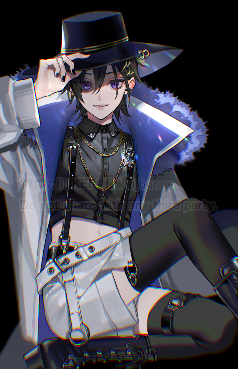 This is a pixiv picture whose title is 奏手イヅル from ギャングスターズ.