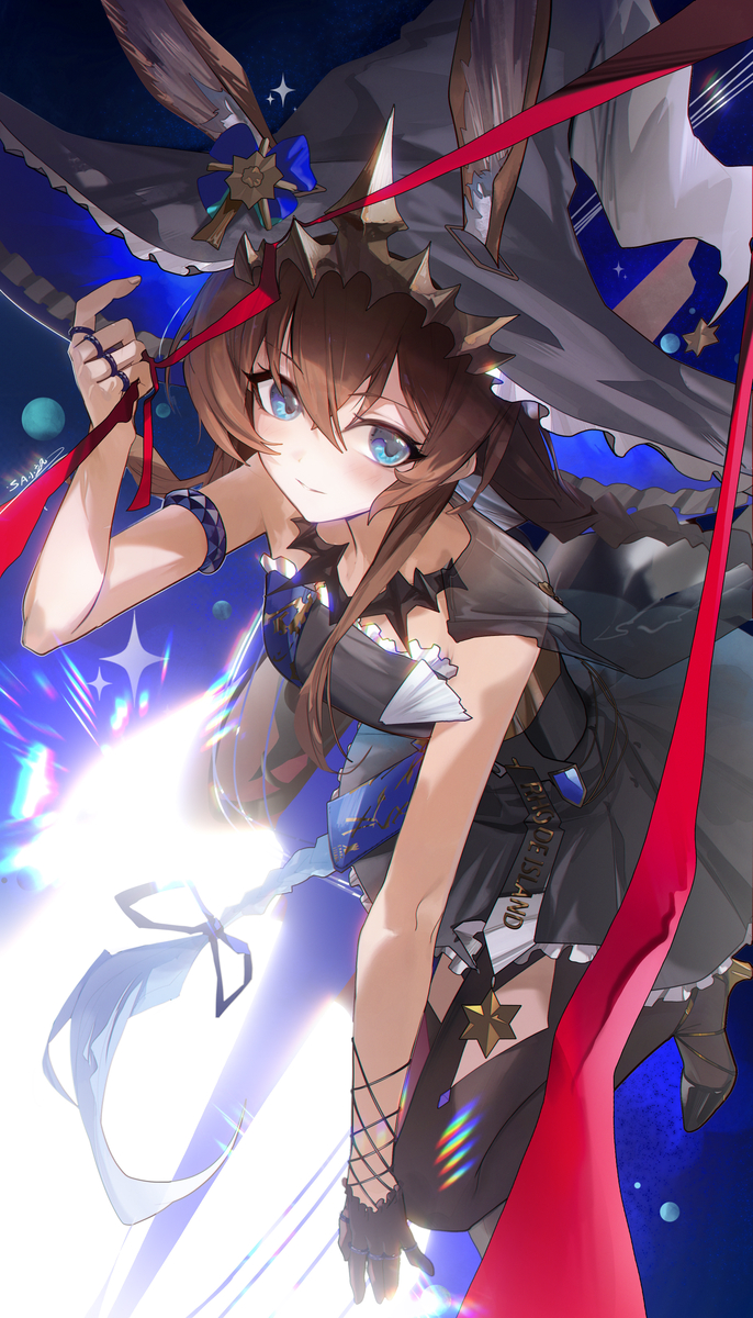 This is a pixiv picture whose title is Amiya.