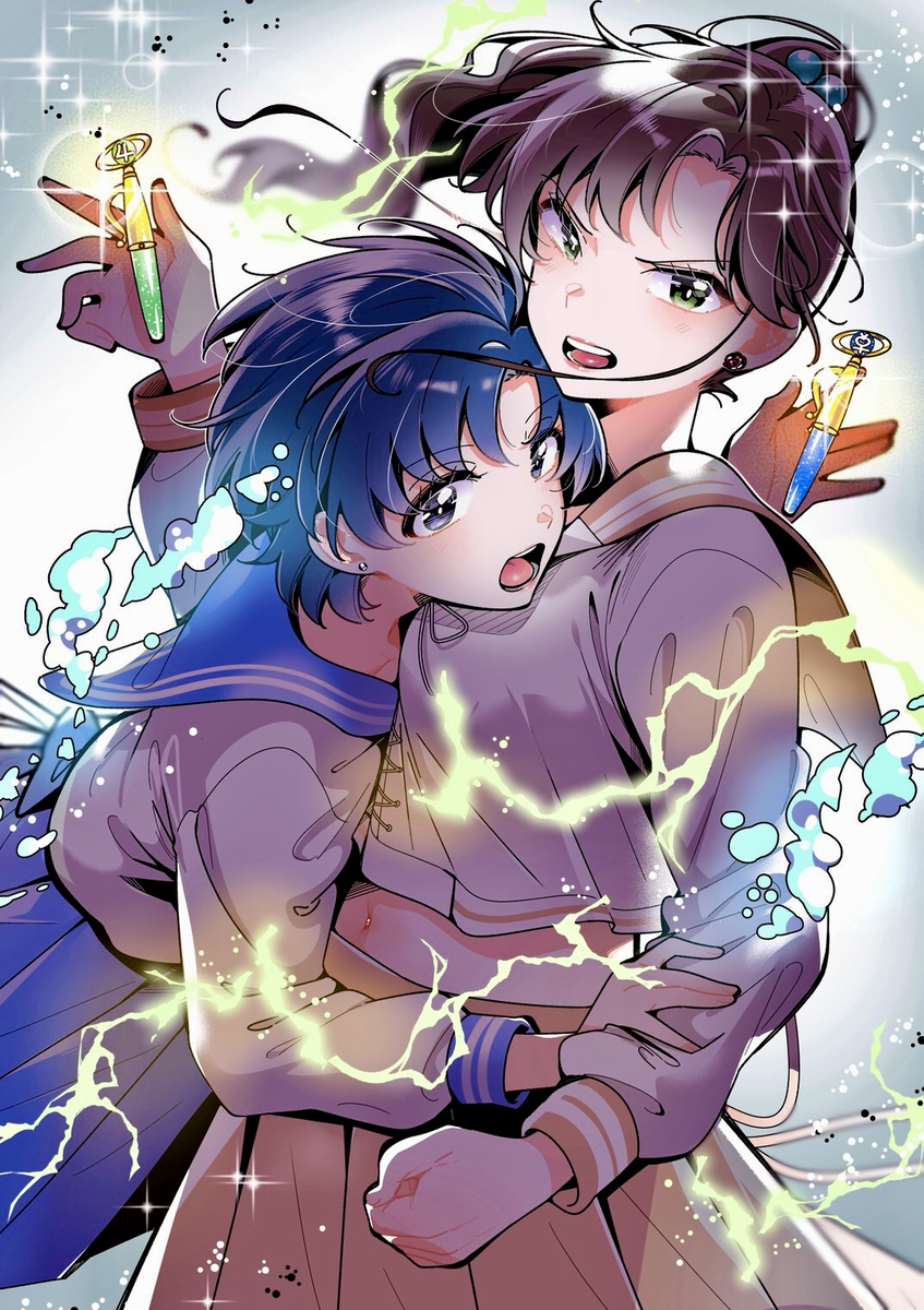 This is a pixiv picture whose title is ジュピターとマーキュリー.