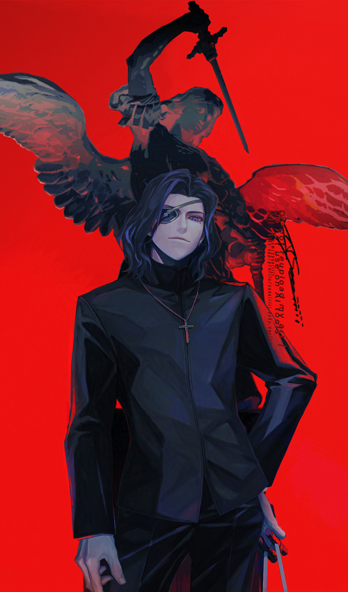 This is a pixiv picture whose title is ハンザ神父.