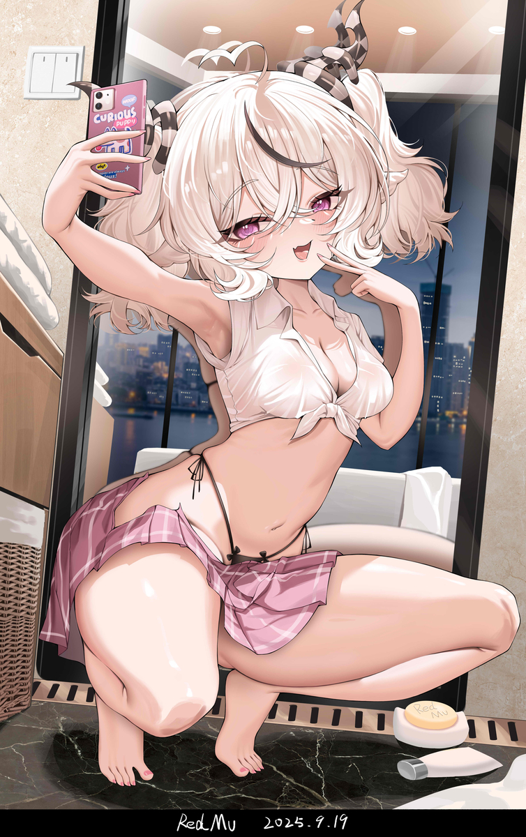 This is a pixiv picture whose title is 稿.