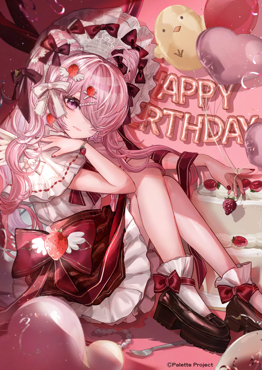 This is a pixiv picture whose title is 【お仕事】江波キョウカ様２０２６年生誕記念グッズイラスト.