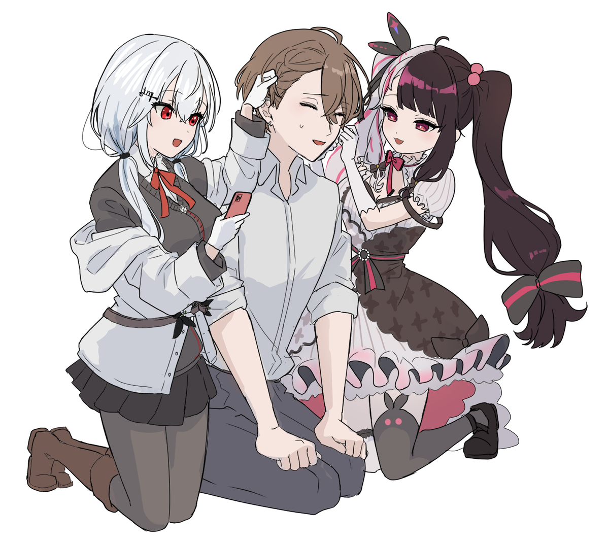 This is a pixiv picture whose title is smc捏造.