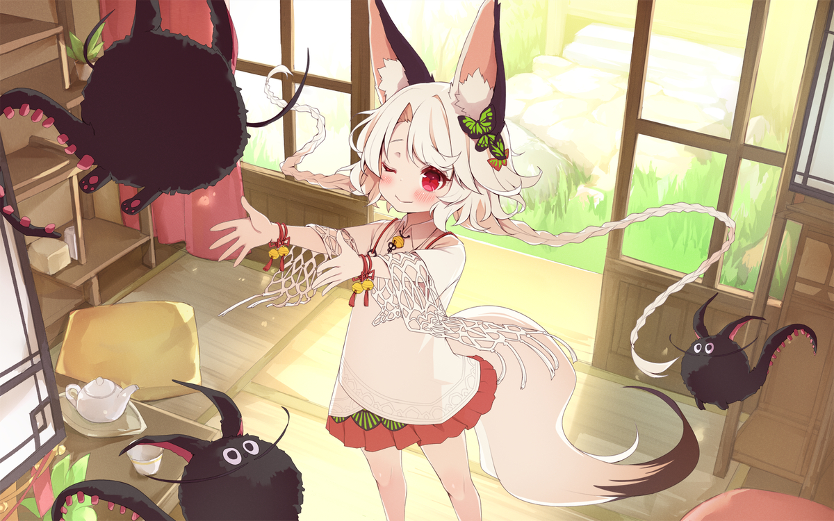 This is a pixiv picture whose title is おいで.