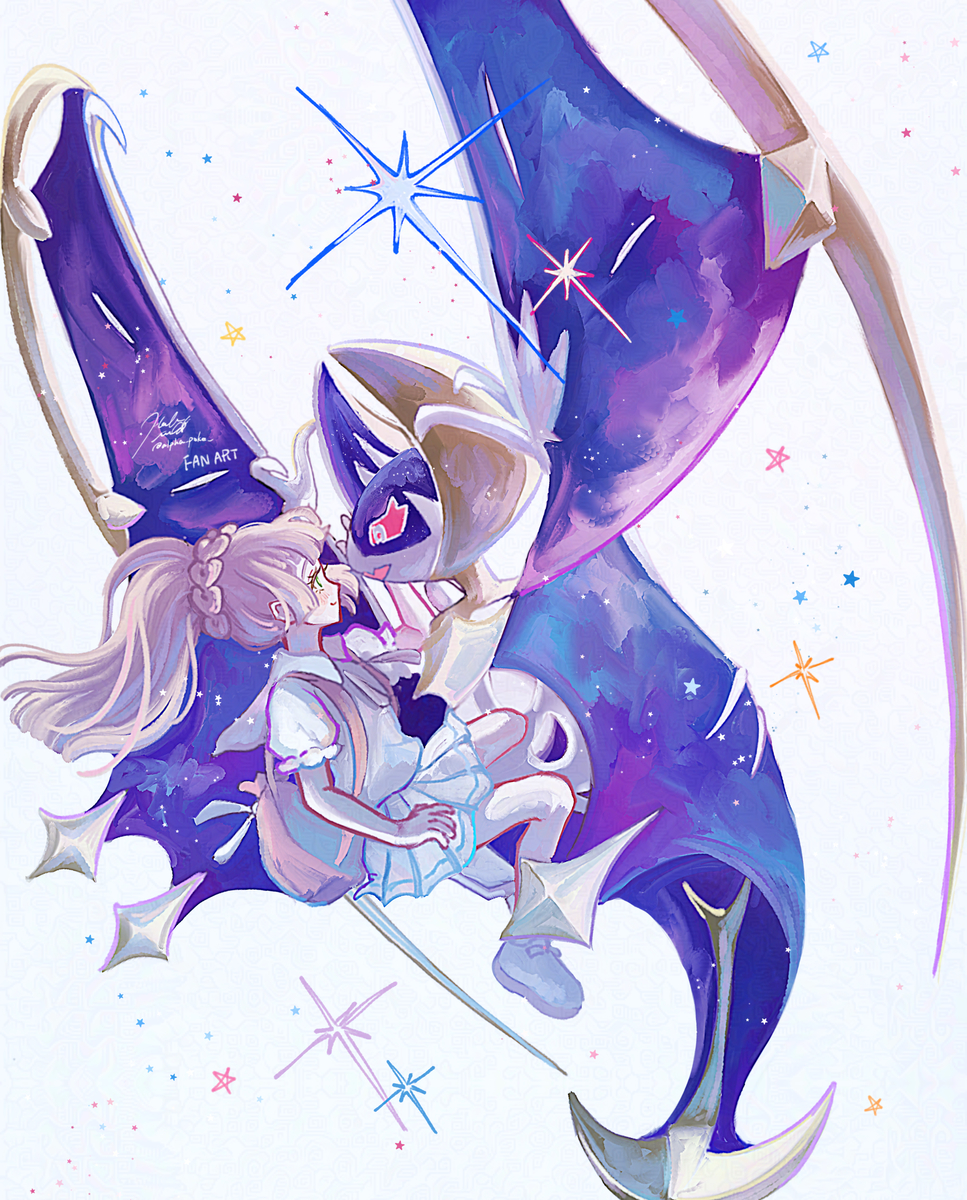 This is a pixiv picture whose title is 🌗.