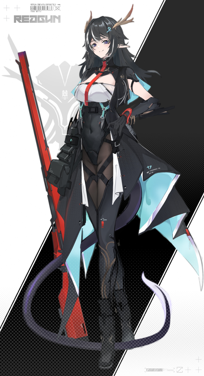 This is a pixiv picture whose title is 赤枪.