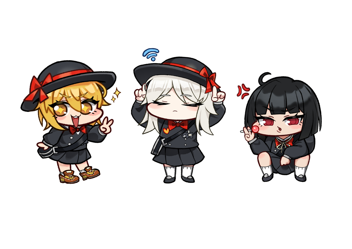 This is a pixiv picture whose title is 쪼꼬미들.