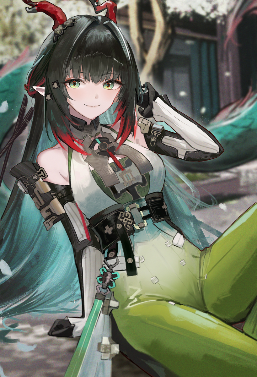 This is a pixiv picture whose title is ゾアン・ファンイ  Zhuang Fangyi.