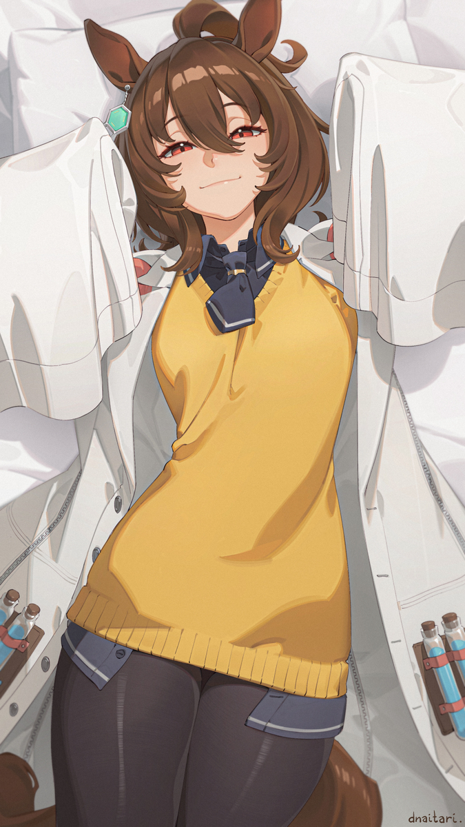 This is a pixiv picture whose title is Agnes Tachyon.