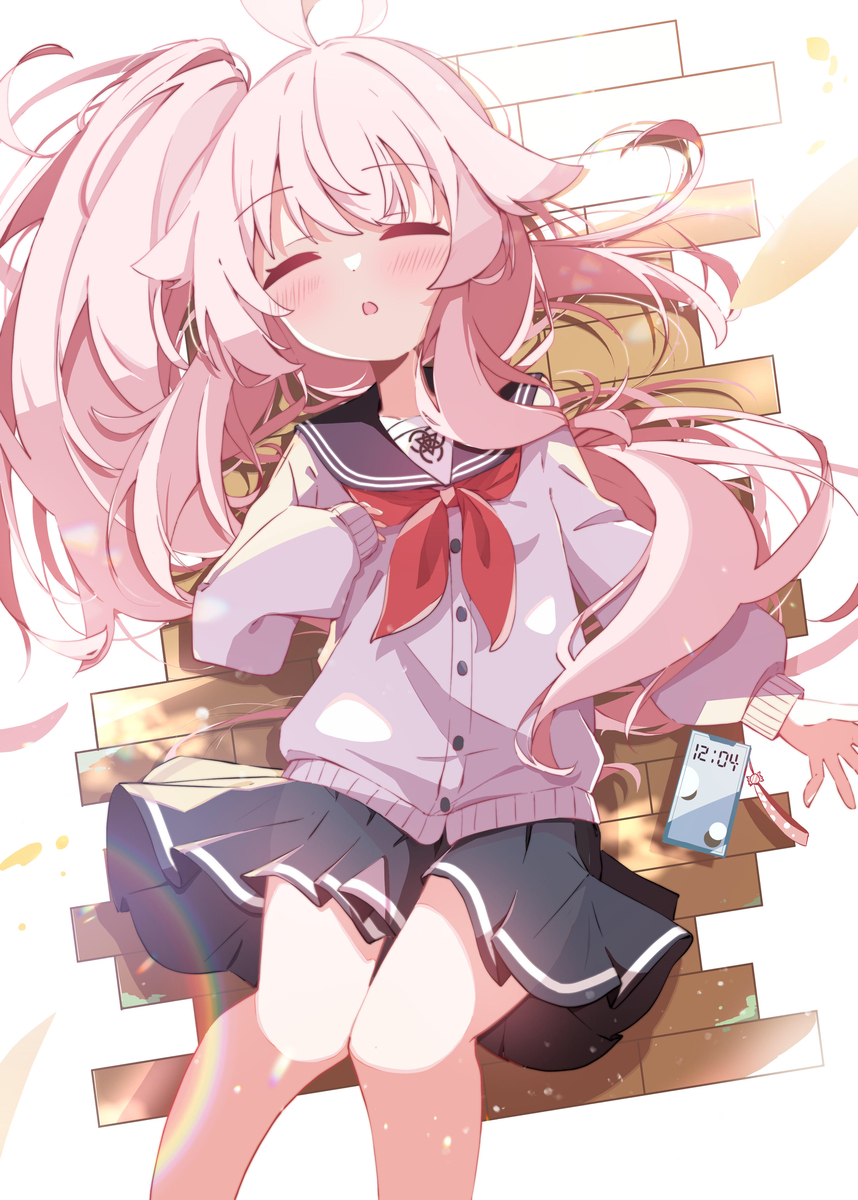 This is a pixiv picture whose title is ひなたぼっこ.