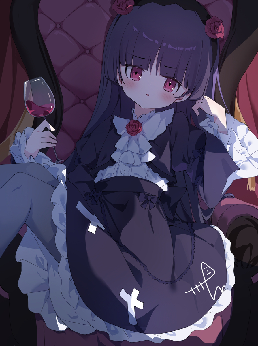 This is a pixiv picture whose title is 五更瑠璃.