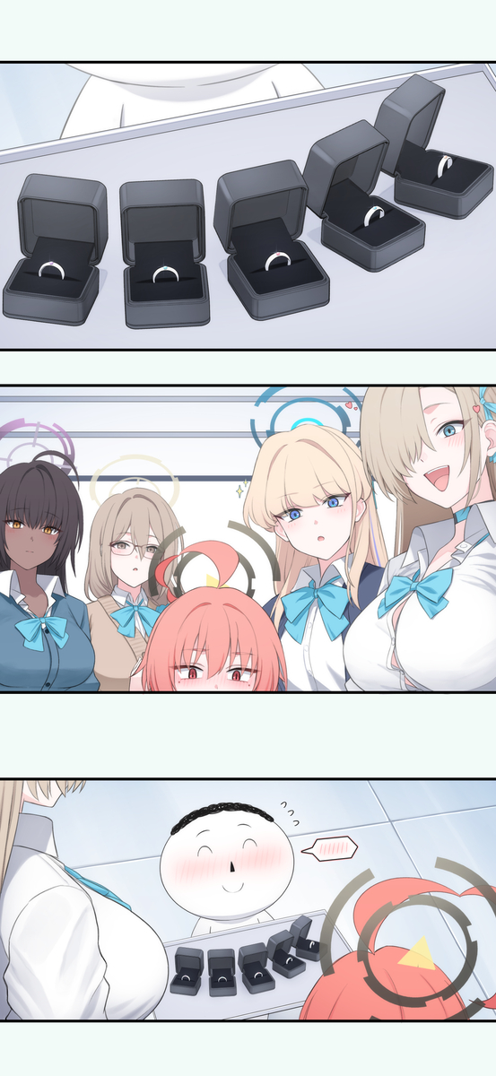 This is a pixiv picture whose title is 프러포즈.