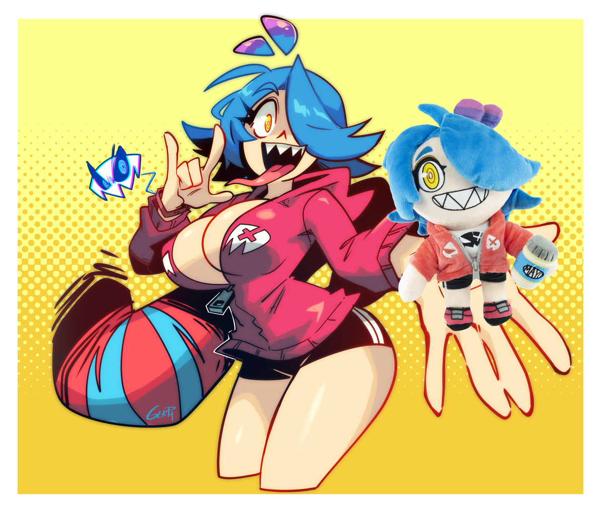 This is a pixiv picture whose title is Skarpne Plush.