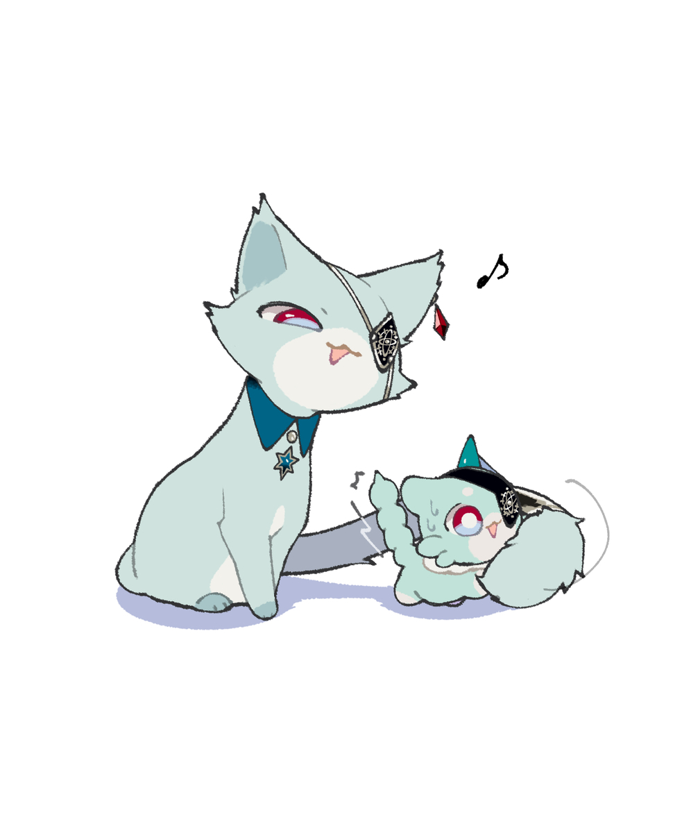This is a pixiv picture whose title is 「逃げないでください」.