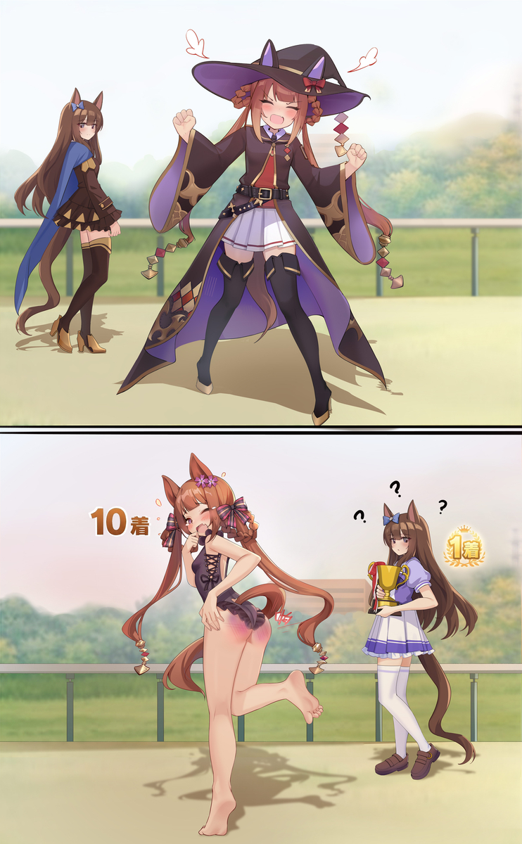 This is a pixiv picture whose title is 乖孩子赢，坏孩子输.