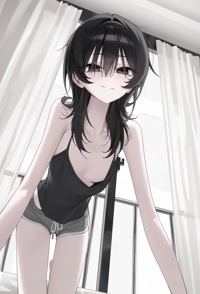 This is a pixiv picture whose title is 一服.