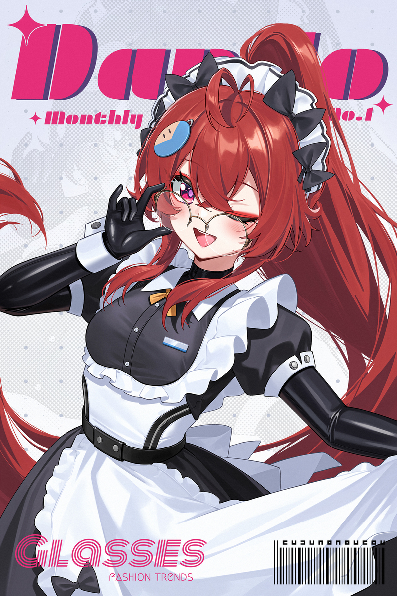 This is a pixiv picture whose title is glasses.