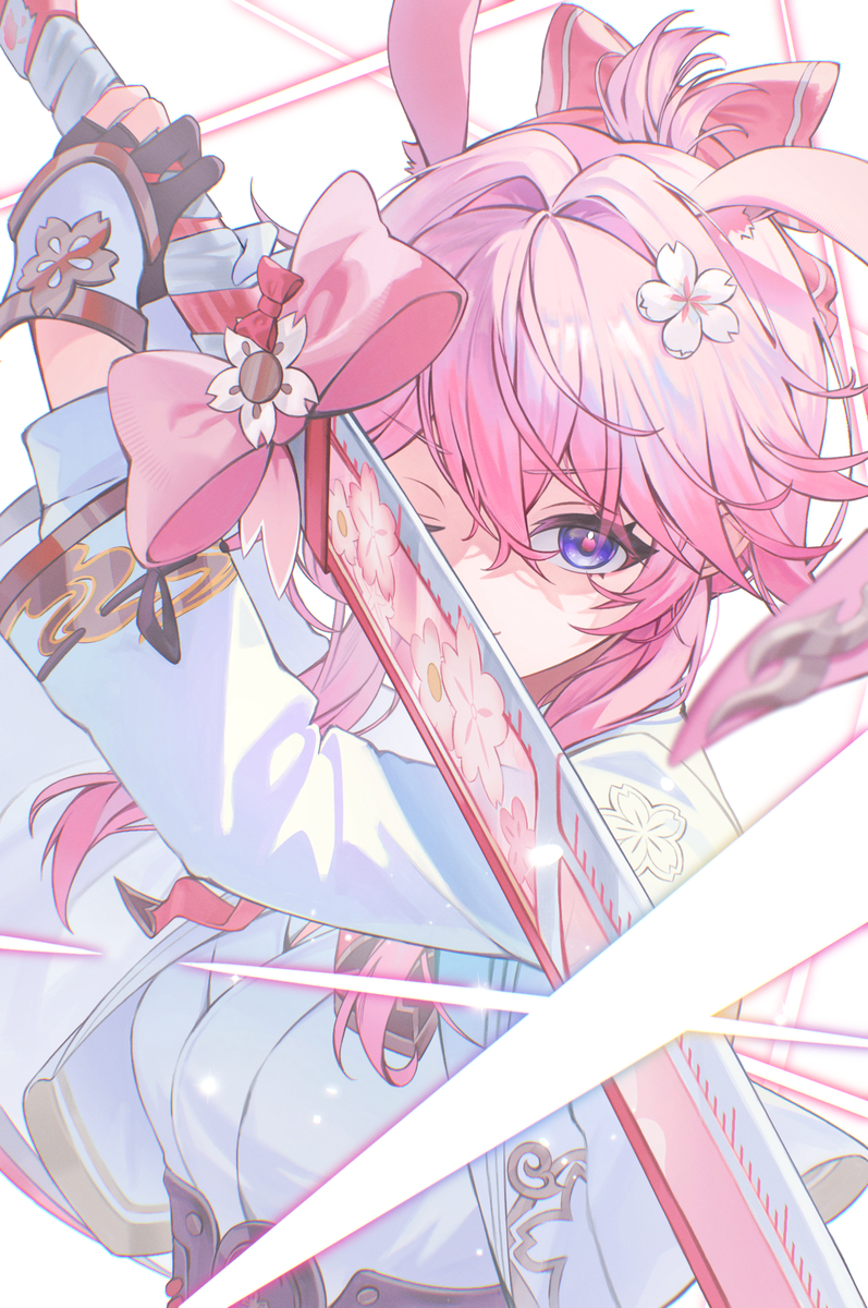 This is a pixiv picture whose title is 緋英.