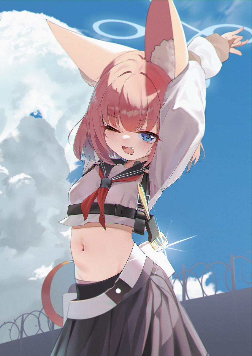 This is a pixiv picture whose title is 妮可出狱.