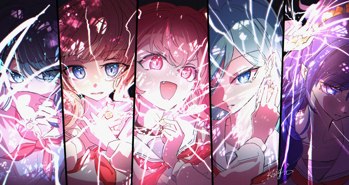 This is a pixiv picture whose title is 「メガシンカ！」.