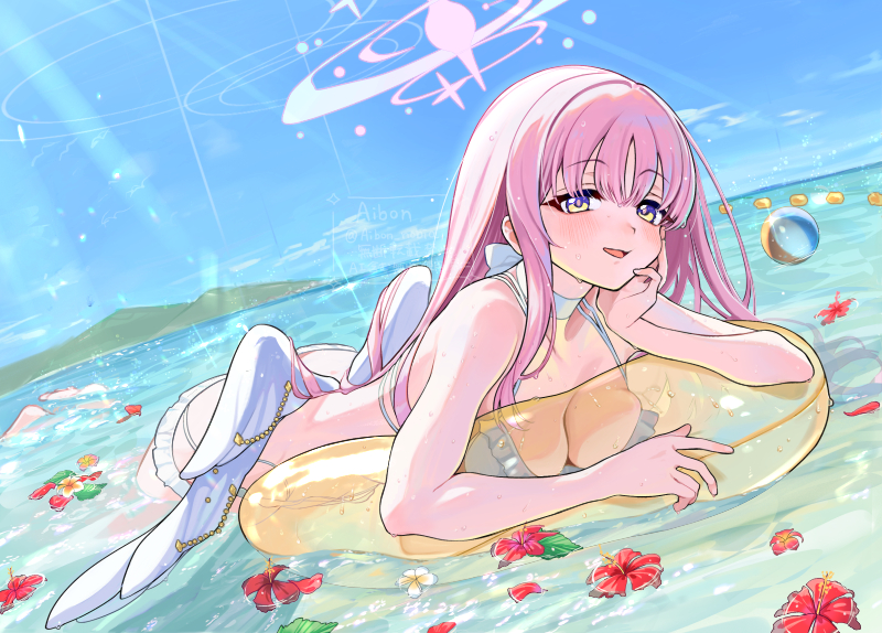 This is a pixiv picture whose title is どこ見てるのか、当ててあげるね♪.