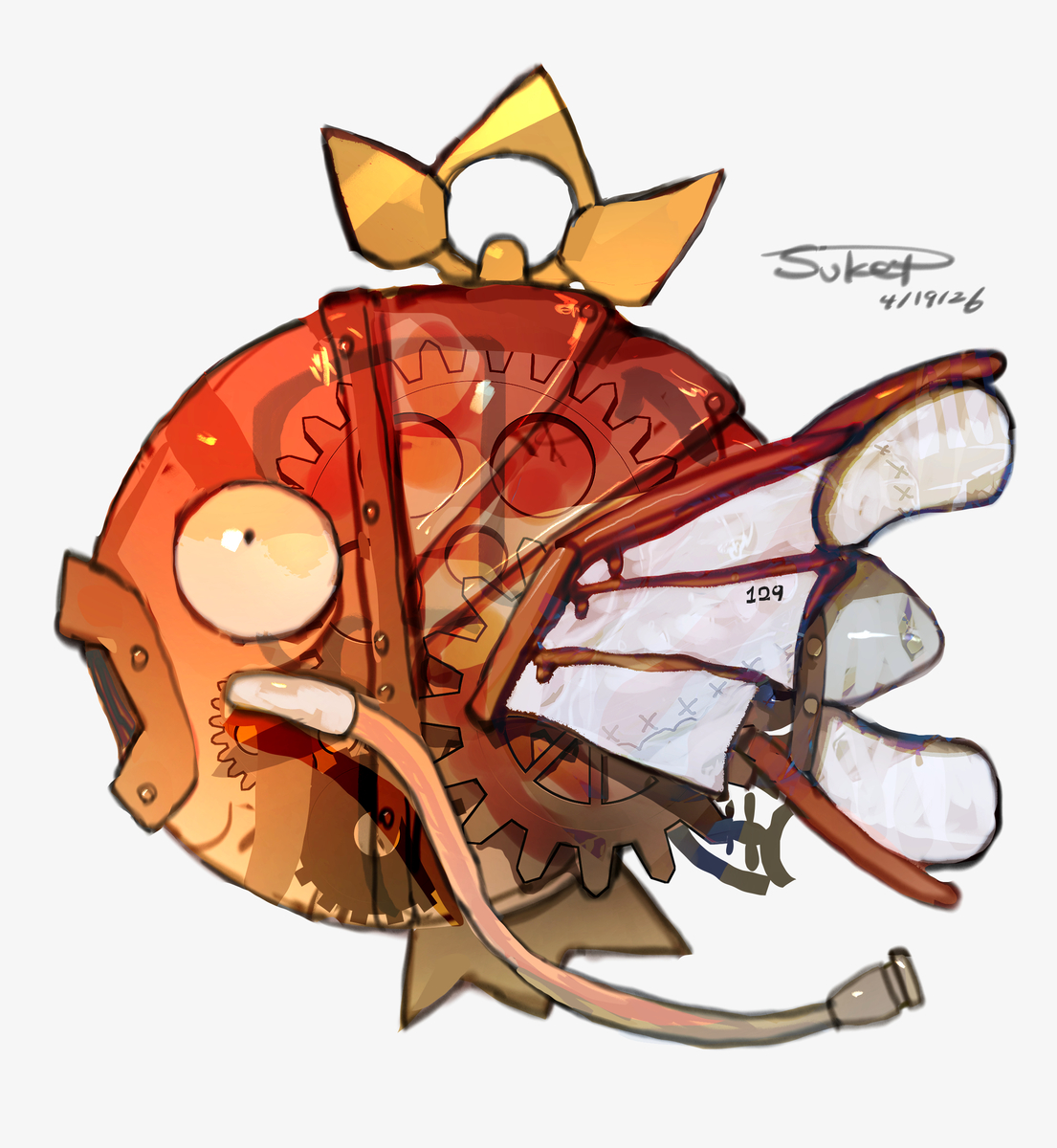 This is a pixiv picture whose title is コイキングのおもちゃ.