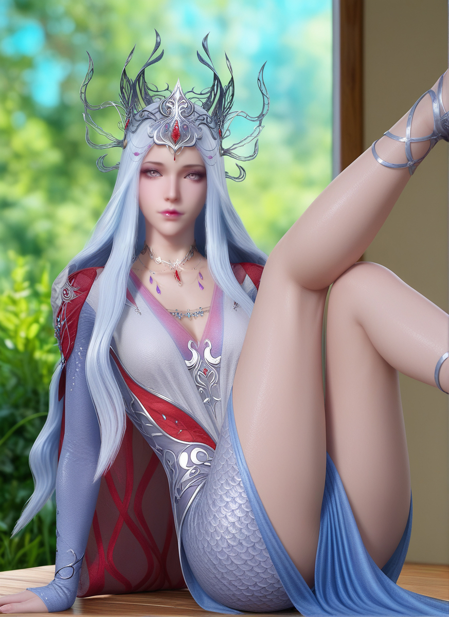 This is a pixiv picture whose title is 斗罗大陆 波塞西.