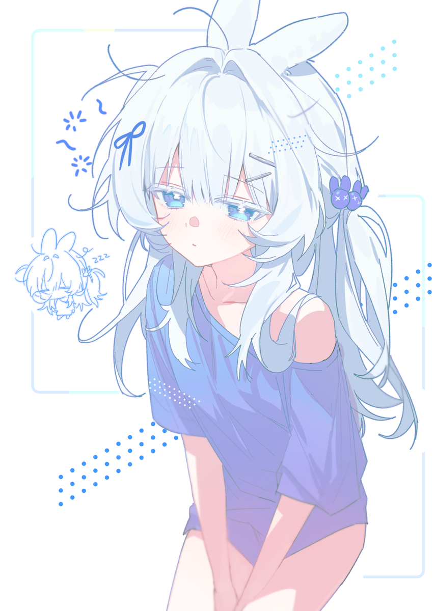 This is a pixiv picture whose title is 💤.