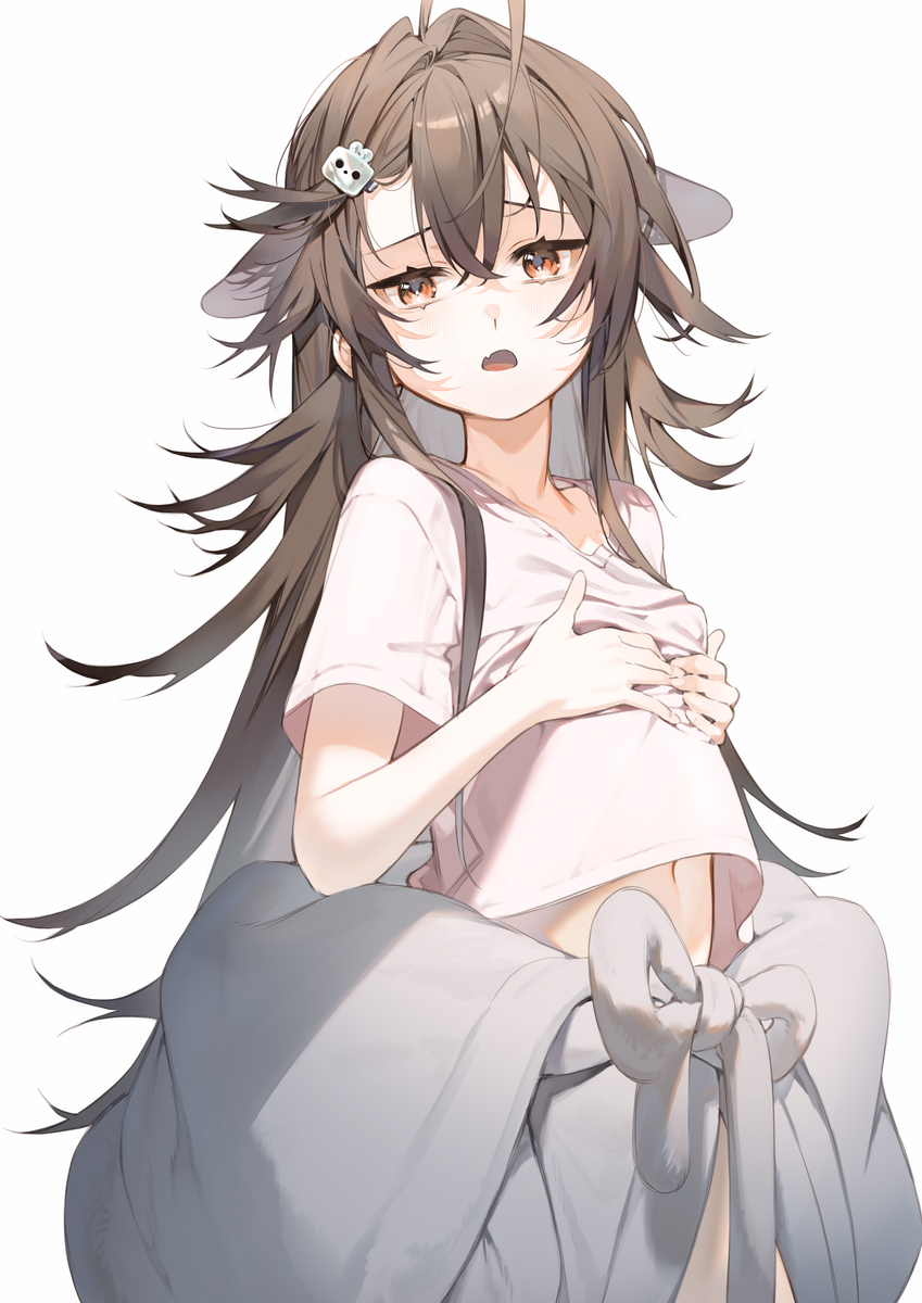 This is a pixiv picture whose title is ちっぱいほしみて.