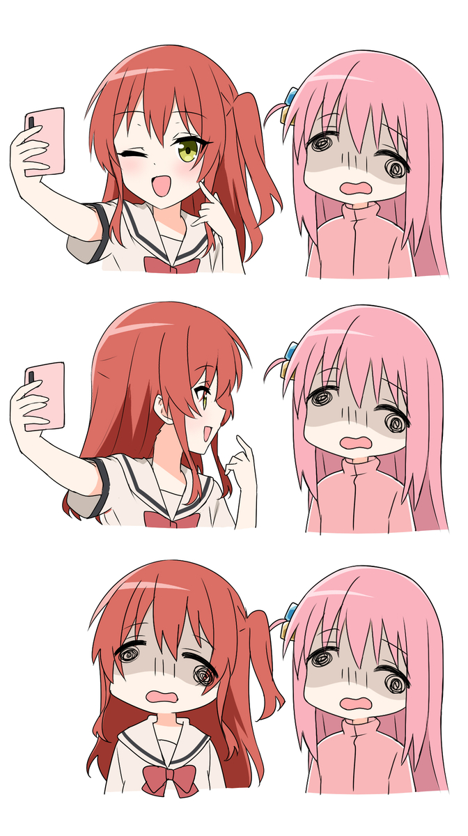 This is a pixiv picture whose title is Bocchi Virus Set 1.