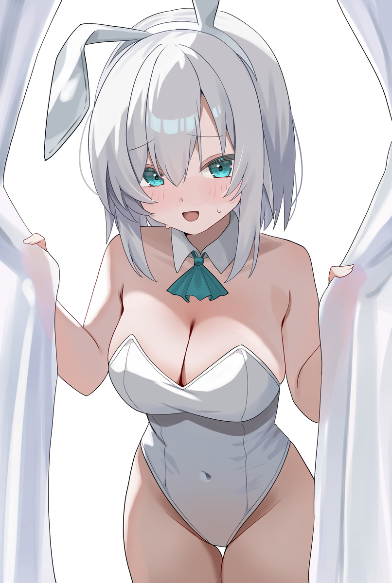 This is a pixiv picture whose title is 白バニーアルス.