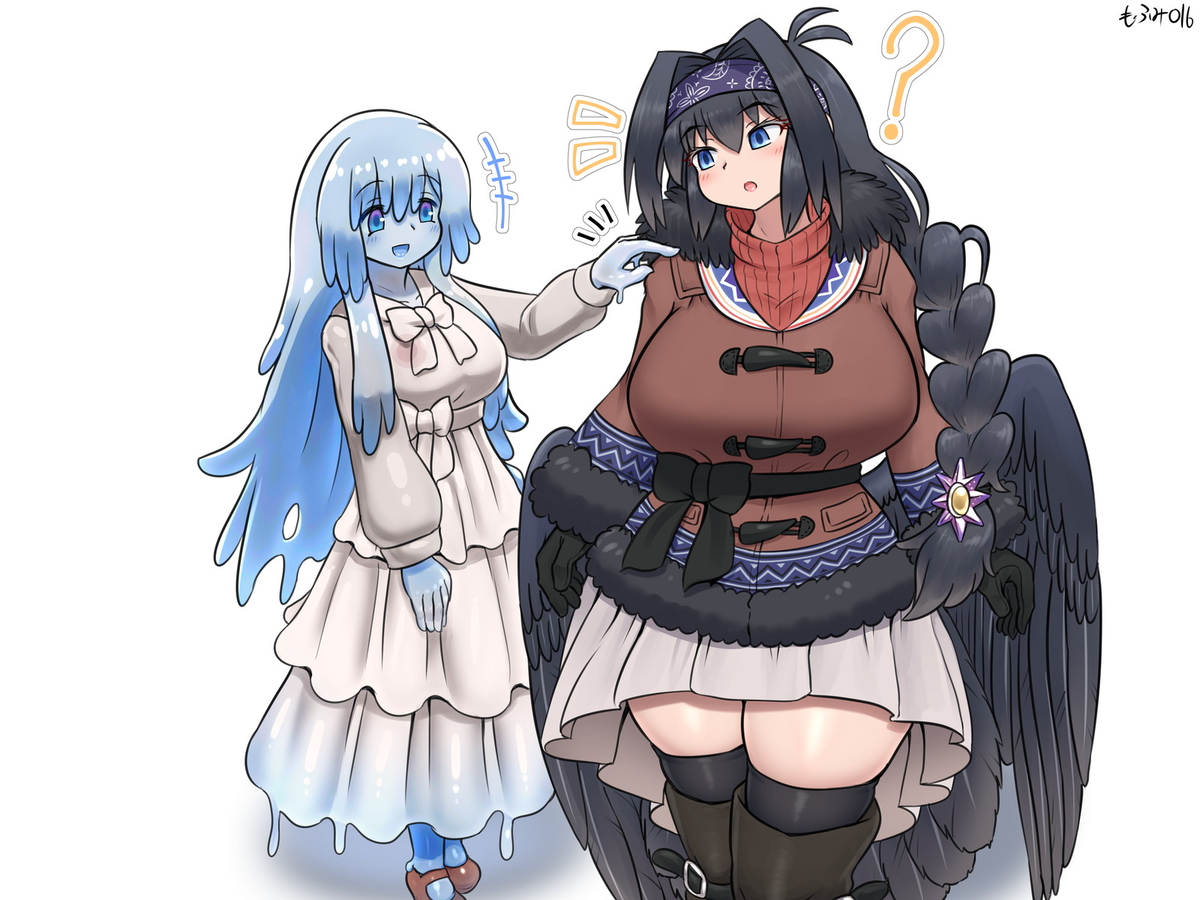 This is a pixiv picture whose title is コピースライムちゃんとの出会い.