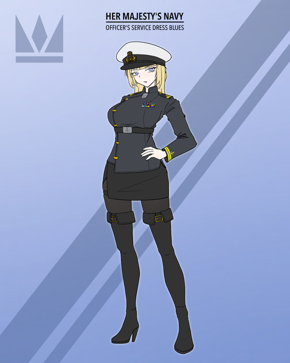 This is a pixiv picture whose title is Imperial Navy Uniforms.