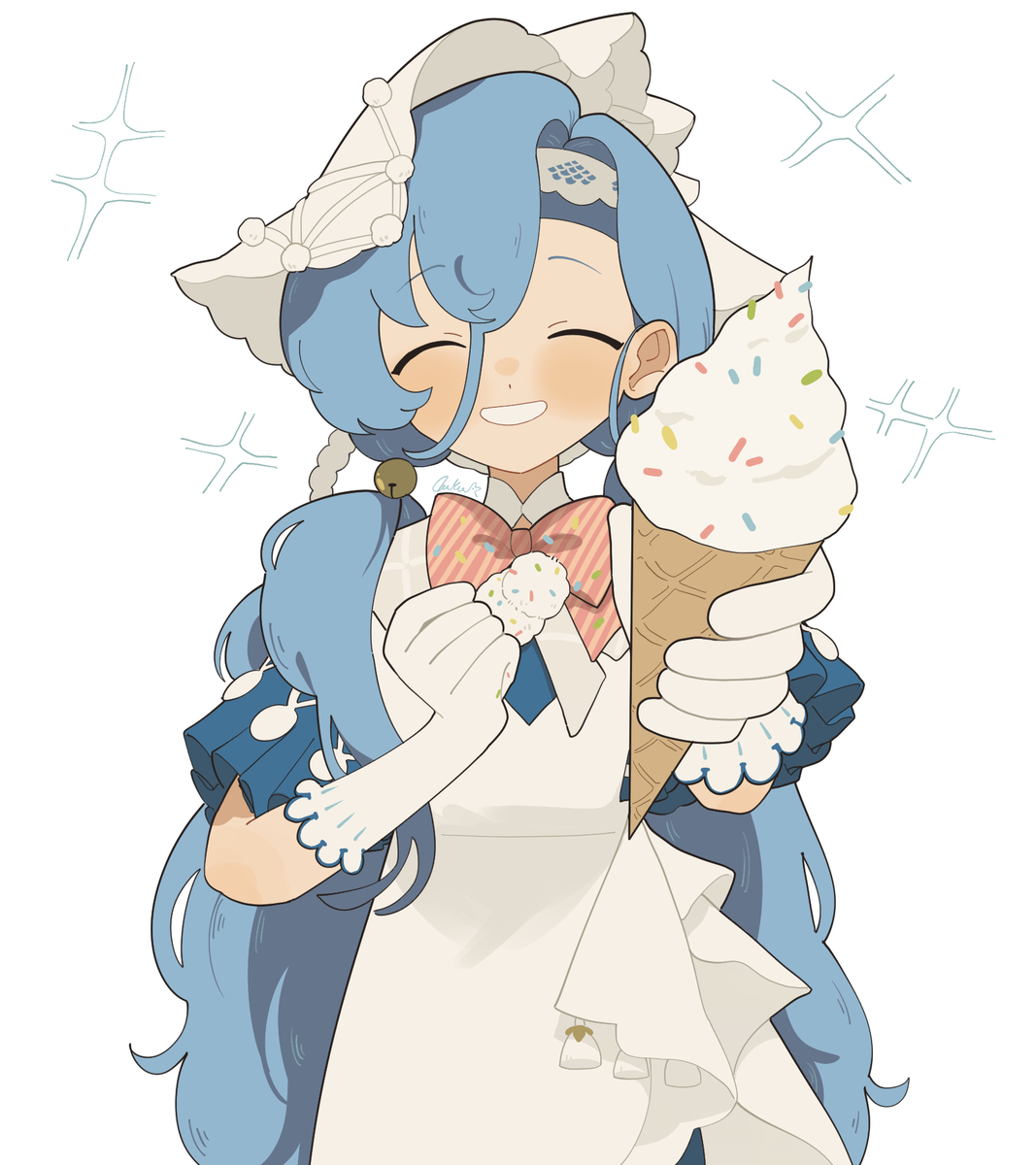 This is a pixiv picture whose title is 🍦.