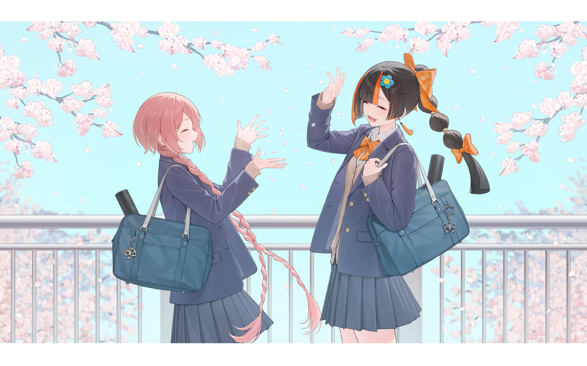 This is a pixiv picture whose title is 帰り道🌸.