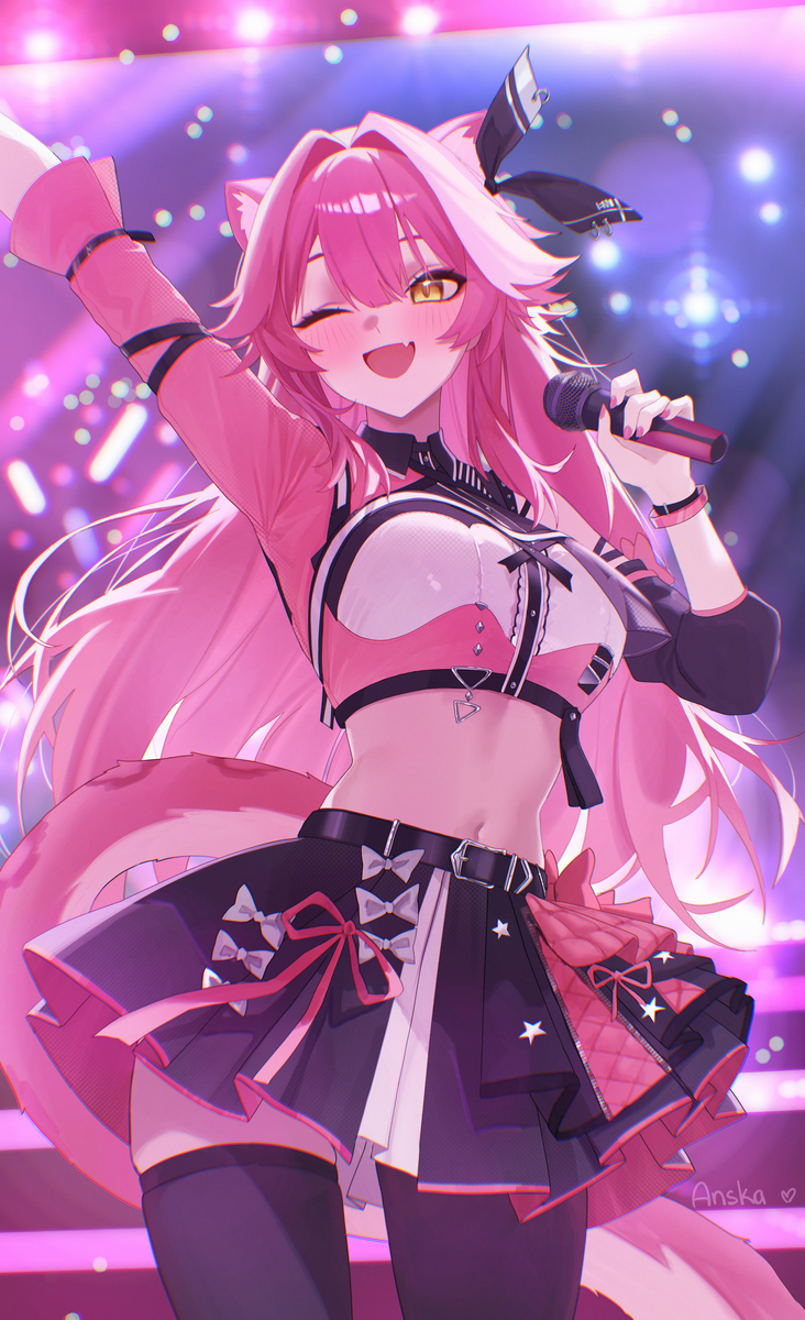 This is a pixiv picture whose title is Big cat mean big dreams! 🩷✨.