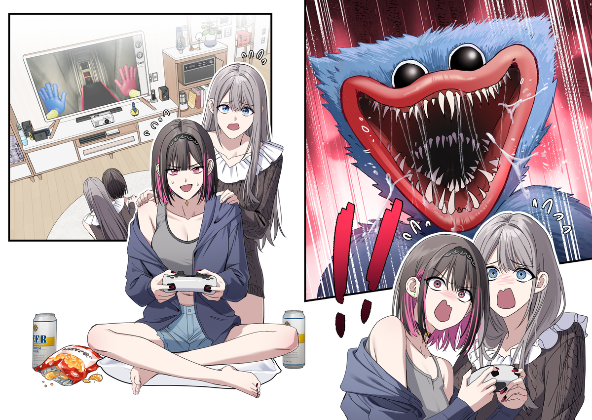This is a pixiv picture whose title is Poppy Playtime.