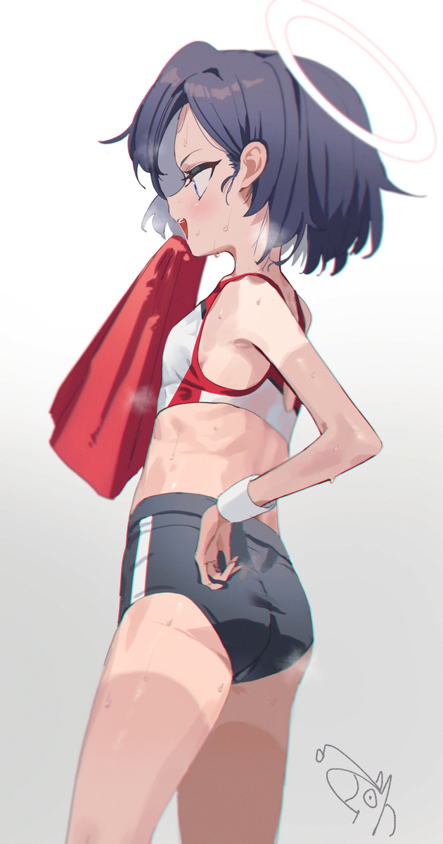 This is a pixiv picture whose title is モブ.