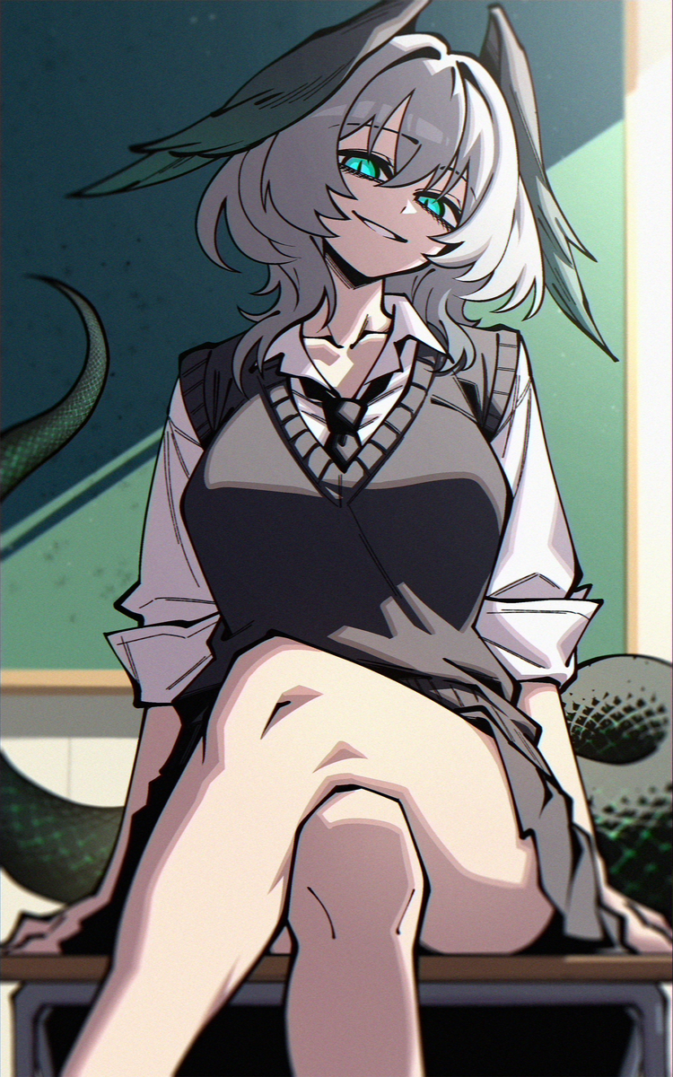 This is a pixiv picture whose title is Please (don't) bully me Hool-san.