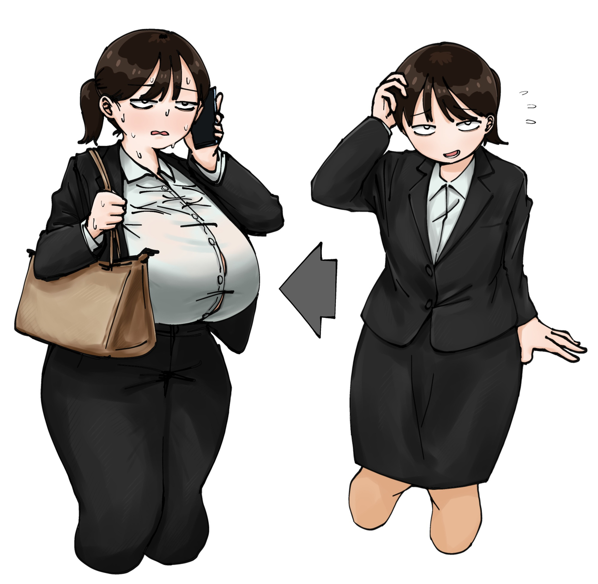 This is a pixiv picture whose title is 新しい部署に配属になってから数ヶ月で….