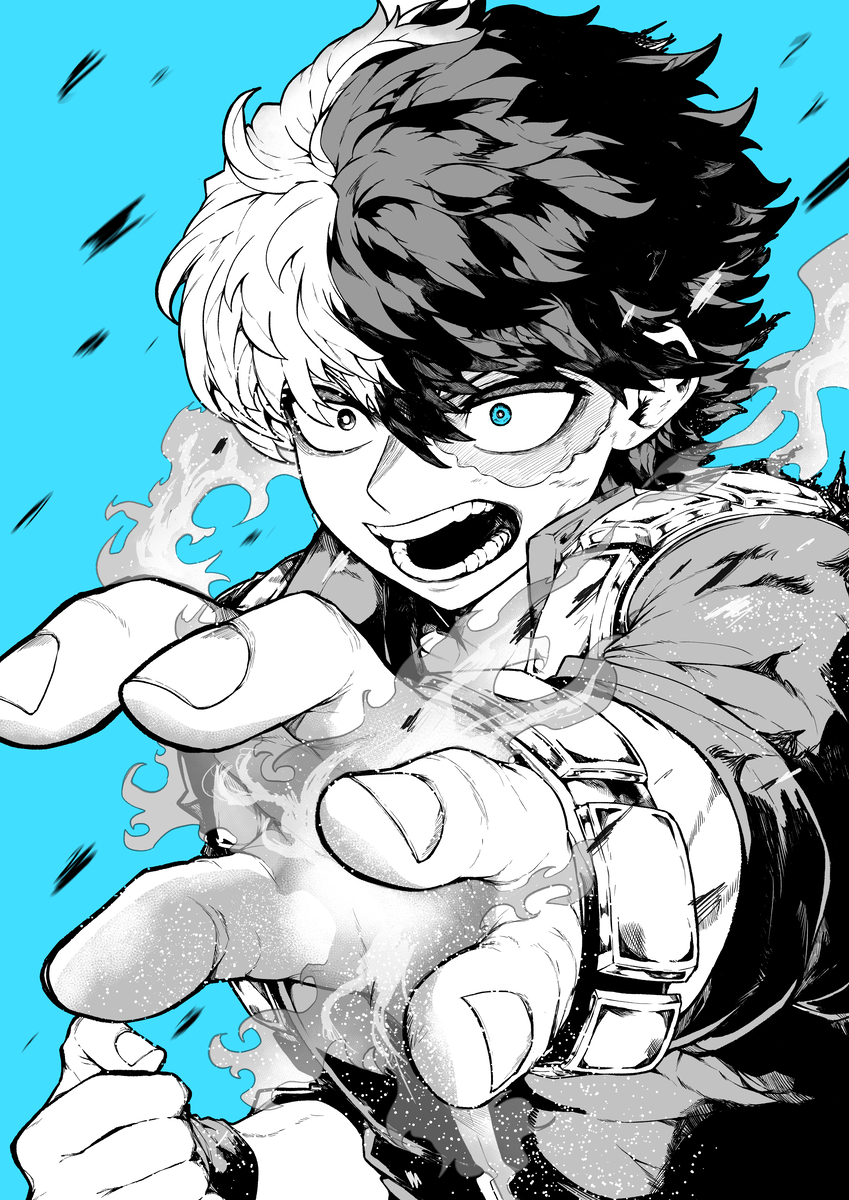 This is a pixiv picture whose title is 轟くん！.