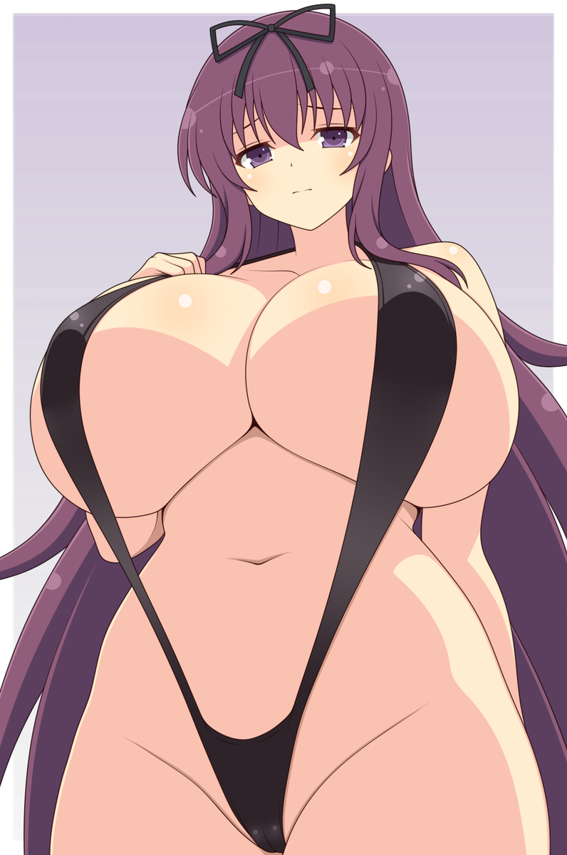 This is a pixiv picture whose title is 紫ちゃん.