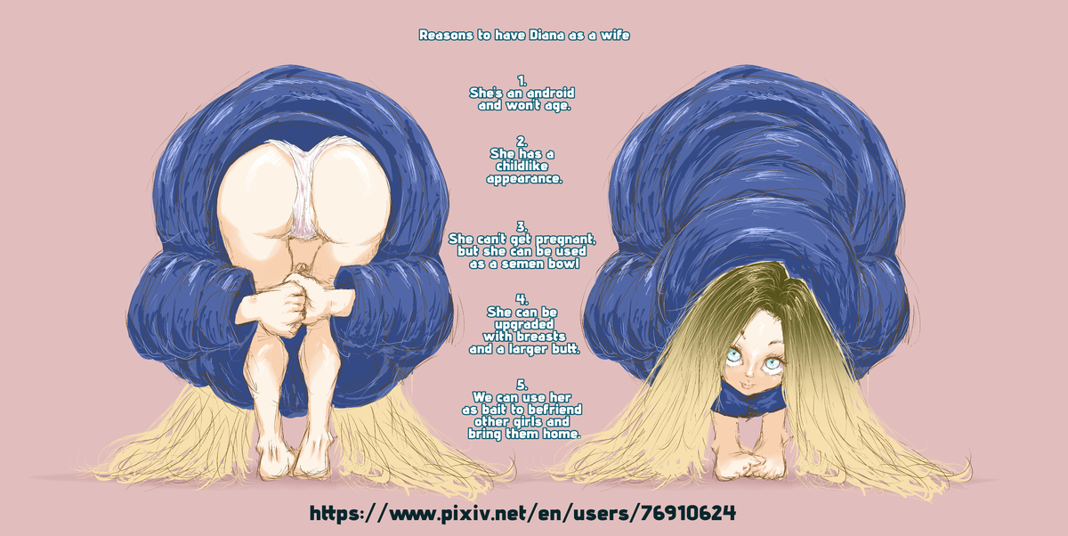 This is a pixiv picture whose title is Diana - Pragmata (2).