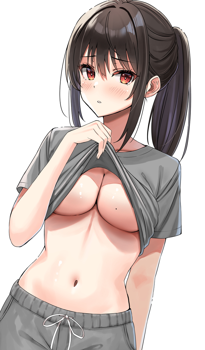 This is a pixiv picture whose title is 微妙なところにあるホクロ見せてくれたやつ.
