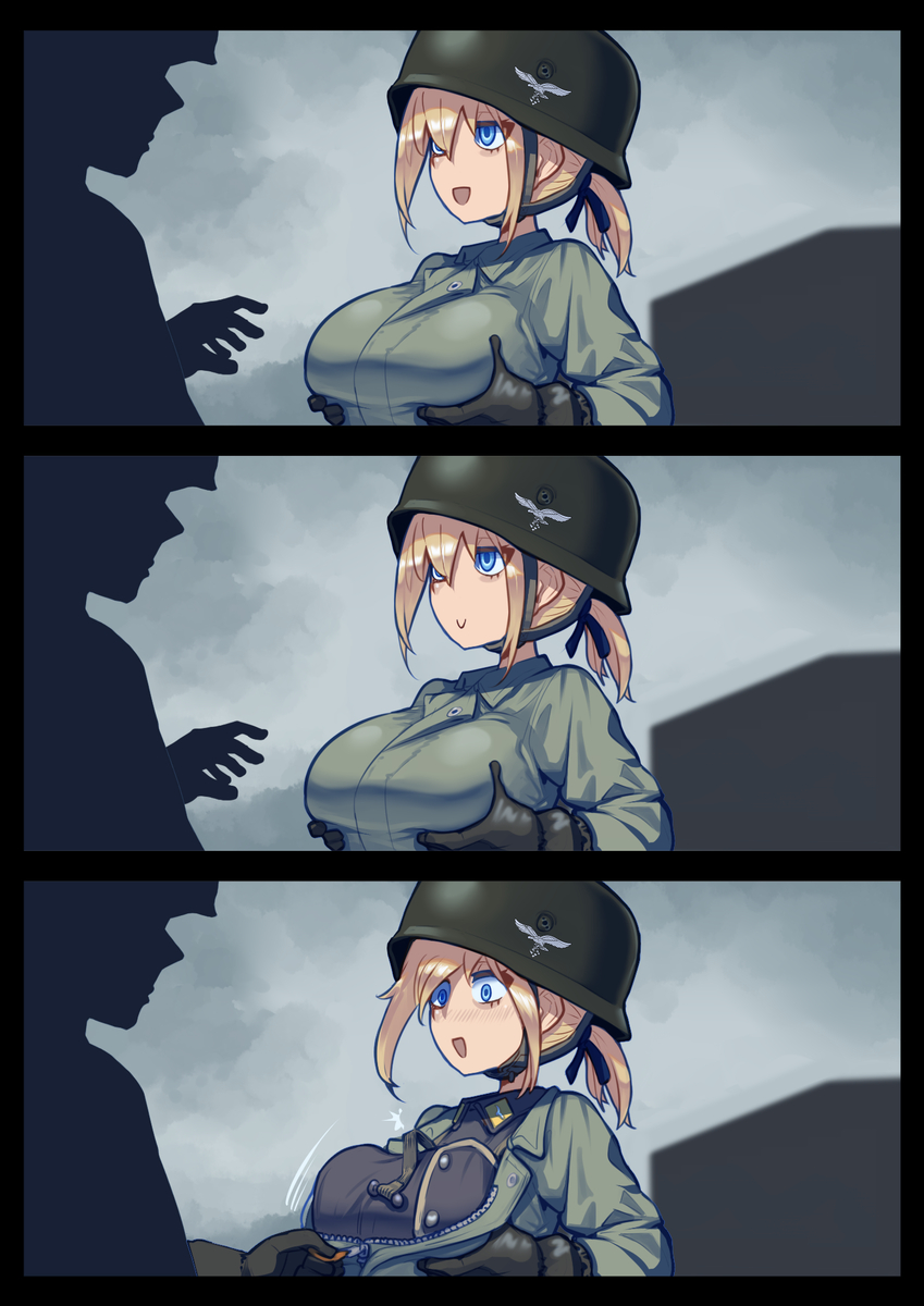 This is a pixiv picture whose title is Touch it..